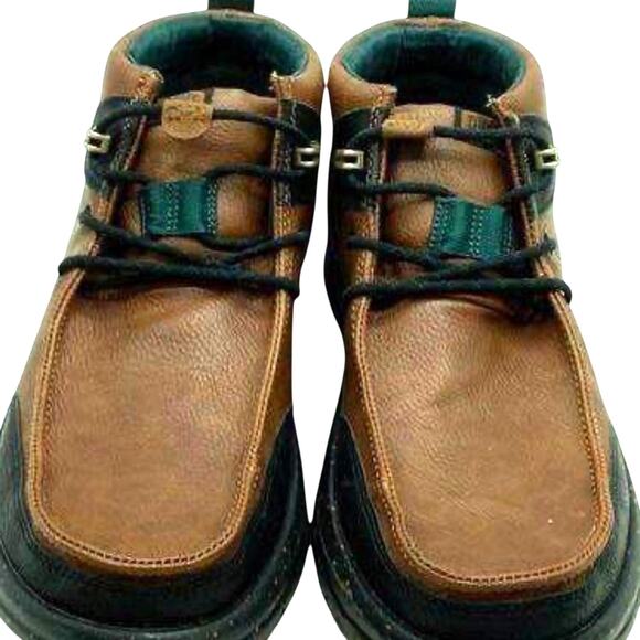 Men\'s Size 9 HEY DUDE  Bradley Chukka Boots Brown/Black Casual Shoes 44864-22G main image 5